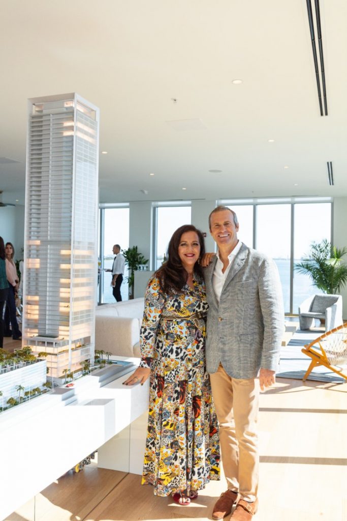 Angela Missoni and Vladislav Doronin at the Missoni Baia Art Basel Brunch 