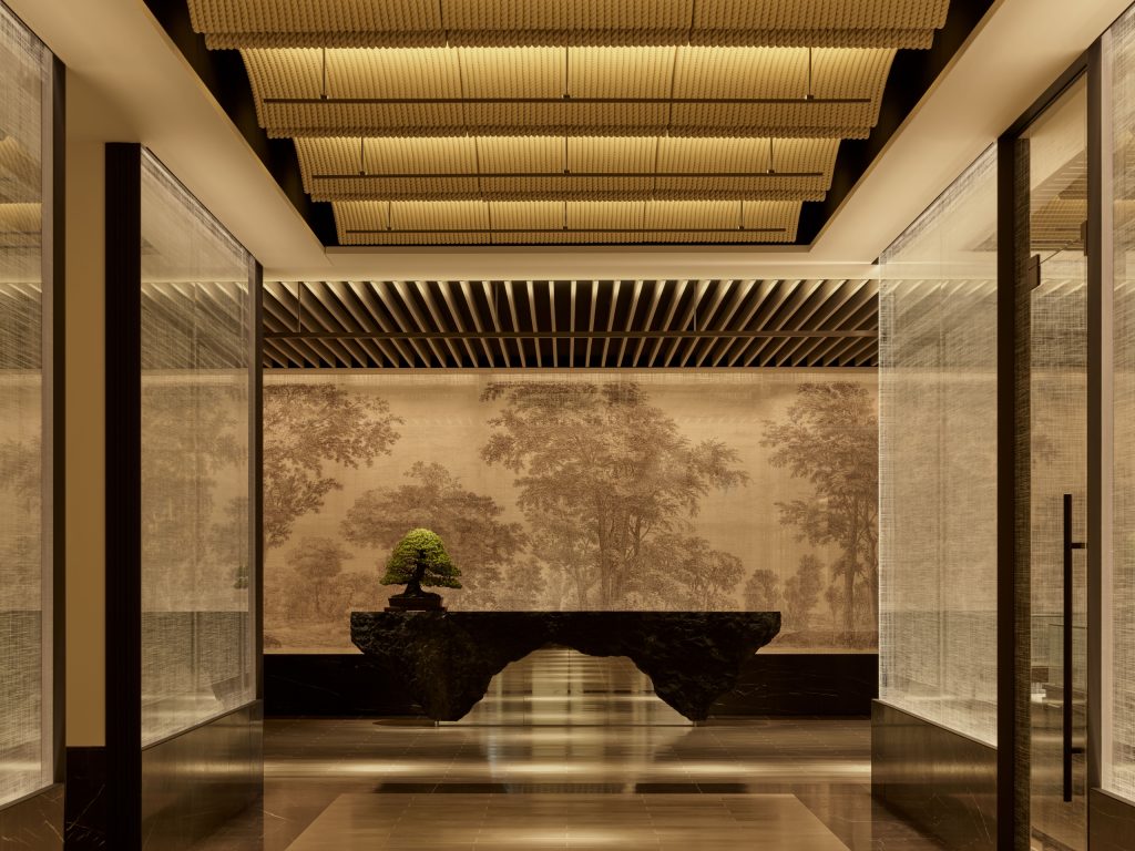 Reception desk at Janu Tokyo